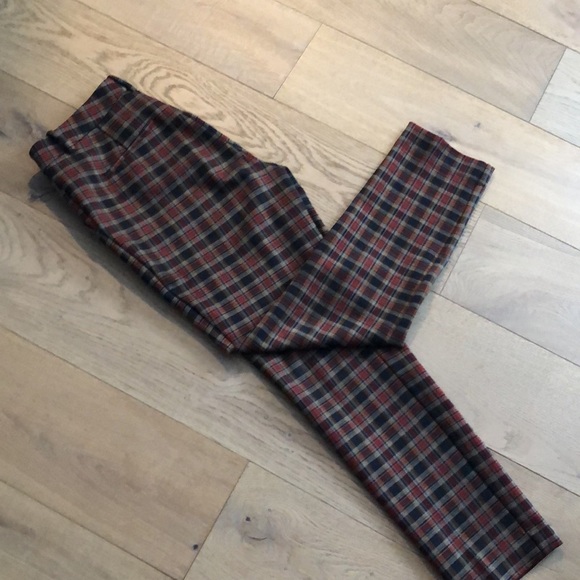 Straight leg plaid pants - Picture 7 of 8